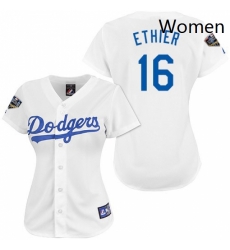 Womens Majestic Los Angeles Dodgers 16 Andre Ethier Authentic White 2018 World Series MLB Jersey Womens Majestic Los Angeles Dodgers 16 Andre Ethier Authentic White 2018 World Series MLB Jersey