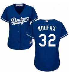 Womens Majestic Los Angeles Dodgers 32 Sandy Koufax Replica Royal Blue Alternate Cool Base MLB Jersey Womens Majestic Los Angeles Dodgers 32 Sandy Koufax Replica Royal Blue Alternate Cool Base MLB Jersey