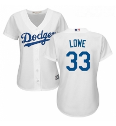 Womens Majestic Los Angeles Dodgers 33 Mark Lowe Replica White Home Cool Base MLB Jersey Womens Majestic Los Angeles Dodgers 33 Mark Lowe Replica White Home Cool Base MLB Jersey
