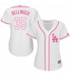 Womens Majestic Los Angeles Dodgers 35 Cody Bellinger Replica White Fashion Cool Base MLB Jersey Womens Majestic Los Angeles Dodgers 35 Cody Bellinger Replica White Fashion Cool Base MLB Jersey