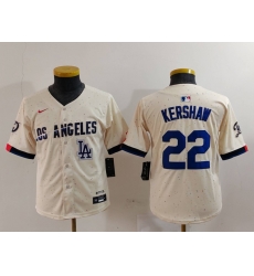 Youth Los Angeles Dodgers 22 Clayton Kershaw Cream Stitched Baseball Jersey 1 Youth Los Angeles Dodgers 22 Clayton Kershaw Cream Stitched Baseball Jersey 1