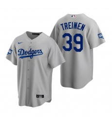 Youth Los Angeles Dodgers 39 Blake Treinen Gray 2020 World Series Champions Replica Jersey Youth Los Angeles Dodgers 39 Blake Treinen Gray 2020 World Series Champions Replica Jersey
