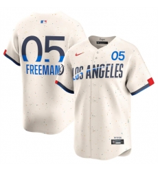 Youth Los Angeles Dodgers 5 Freddie Freeman Cream 2024 City Connect Limited Stitched Baseball Jersey Youth Los Angeles Dodgers 5 Freddie Freeman Cream 2024 City Connect Limited Stitched Baseball Jersey