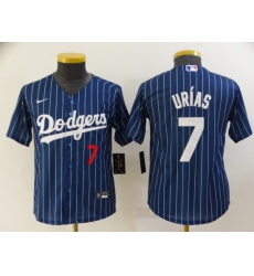 Youth Los Angeles Dodgers 7 Julio Urias Blue Stitched Jersey Youth Los Angeles Dodgers 7 Julio Urias Blue Stitched Jersey