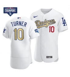 Youth Los Angeles Dodgers Justin Turner 10 Gold Program White Flex Base Stitched Jersey Youth Los Angeles Dodgers Justin Turner 10 Gold Program White Flex Base Stitched Jersey
