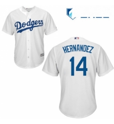 Youth Majestic Los Angeles Dodgers 14 Enrique Hernandez Authentic White Home Cool Base MLB Jersey Youth Majestic Los Angeles Dodgers 14 Enrique Hernandez Authentic White Home Cool Base MLB Jersey