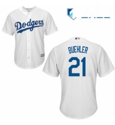 Youth Majestic Los Angeles Dodgers 21 Walker Buehler Authentic White Home Cool Base MLB Jersey Youth Majestic Los Angeles Dodgers 21 Walker Buehler Authentic White Home Cool Base MLB Jersey