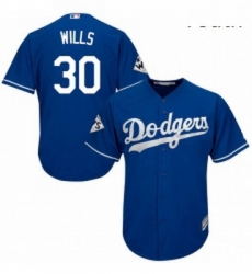 Youth Majestic Los Angeles Dodgers 30 Maury Wills Replica Royal Blue Alternate 2017 World Series Bound Cool Base MLB Jersey Youth Majestic Los Angeles Dodgers 30 Maury Wills Replica Royal Blue Alternate 2017 World Series Bound Cool Base MLB Jersey