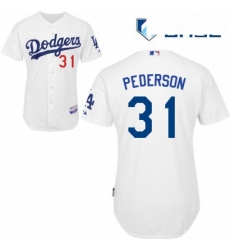Youth Majestic Los Angeles Dodgers 31 Joc Pederson Replica White Home Cool Base MLB Jersey Youth Majestic Los Angeles Dodgers 31 Joc Pederson Replica White Home Cool Base MLB Jersey