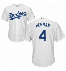 Youth Majestic Los Angeles Dodgers 4 Babe Herman Replica White Home Cool Base MLB Jersey Youth Majestic Los Angeles Dodgers 4 Babe Herman Replica White Home Cool Base MLB Jersey