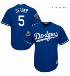 Youth Majestic Los Angeles Dodgers 5 Corey Seager Authentic Royal Blue Alternate Cool Base 2018 World Series MLB Jersey Youth Majestic Los Angeles Dodgers 5 Corey Seager Authentic Royal Blue Alternate Cool Base 2018 World Series MLB Jersey