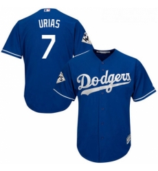 Youth Majestic Los Angeles Dodgers 7 Julio Urias Replica Royal Blue Alternate 2017 World Series Bound Cool Base MLB Jersey Youth Majestic Los Angeles Dodgers 7 Julio Urias Replica Royal Blue Alternate 2017 World Series Bound Cool Base MLB Jersey