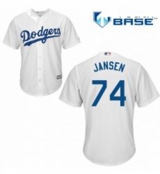 Youth Majestic Los Angeles Dodgers 74 Kenley Jansen Authentic White Home Cool Base MLB Jersey Youth Majestic Los Angeles Dodgers 74 Kenley Jansen Authentic White Home Cool Base MLB Jersey