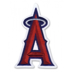 Los Angeles Angels of Anaheim Silver Halo Patch Biaog