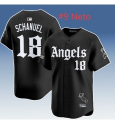 Men Chicago Cubs #9 Zack Neto Black Gothic North Side Edition Vapor Premier Limited Stitched Baseball Jersey