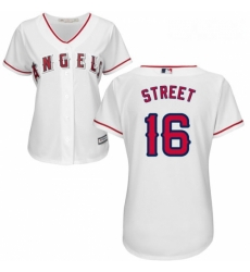 Womens Majestic Los Angeles Angels of Anaheim 16 Huston Street Authentic White Home Cool Base MLB Jersey Womens Majestic Los Angeles Angels of Anaheim 16 Huston Street Authentic White Home Cool Base MLB Jersey