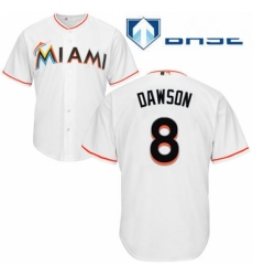 Youth Majestic Miami Marlins 8 Andre Dawson Authentic White Home Cool Base MLB Jersey Youth Majestic Miami Marlins 8 Andre Dawson Authentic White Home Cool Base MLB Jersey