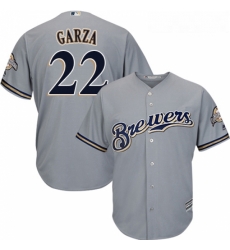 Youth Majestic Milwaukee Brewers 22 Matt Garza Authentic Grey Road Cool Base MLB Jersey Youth Majestic Milwaukee Brewers 22 Matt Garza Authentic Grey Road Cool Base MLB Jersey