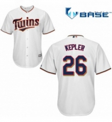 Youth Majestic Minnesota Twins 26 Max Kepler Replica White Home Cool Base MLB Jersey Youth Majestic Minnesota Twins 26 Max Kepler Replica White Home Cool Base MLB Jersey