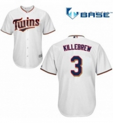 Youth Majestic Minnesota Twins 3 Harmon Killebrew Authentic White Home Cool Base MLB Jersey Youth Majestic Minnesota Twins 3 Harmon Killebrew Authentic White Home Cool Base MLB Jersey