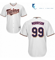 Youth Majestic Minnesota Twins 99 Logan Morrison Replica White Home Cool Base MLB Jersey Youth Majestic Minnesota Twins 99 Logan Morrison Replica White Home Cool Base MLB Jersey