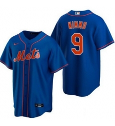 Men New York Mets 9 Brandon Nimmo Royal Cool Base Stitched Baseball Jersey Men New York Mets 9 Brandon Nimmo Royal Cool Base Stitched Baseball Jersey