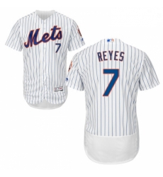 Mens Majestic New York Mets 7 Jose Reyes White Flexbase Authentic Collection MLB Jersey Mens Majestic New York Mets 7 Jose Reyes White Flexbase Authentic Collection MLB Jersey