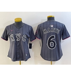 Women New York Mets Graphite 2024 City Connect Limited Stitched Baseball Jersey 1 Women New York Mets Graphite 2024 City Connect Limited Stitched Baseball Jersey 1