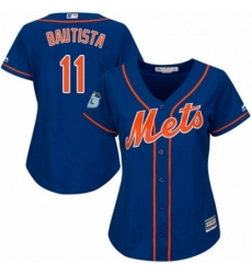 Womens Majestic New York Mets 11 Jose Bautista Authentic Royal Blue Alternate Home Cool Base MLB Jersey Womens Majestic New York Mets 11 Jose Bautista Authentic Royal Blue Alternate Home Cool Base MLB Jersey