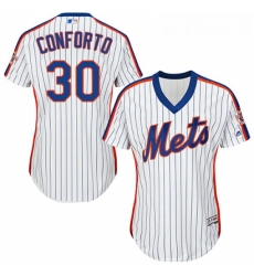Womens Majestic New York Mets 30 Michael Conforto Replica White Alternate Cool Base MLB Jersey Womens Majestic New York Mets 30 Michael Conforto Replica White Alternate Cool Base MLB Jersey