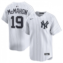 Men New York Yankees 19 Ryan McMahon White 2025 Home Limited Stitched Baseball Jersey