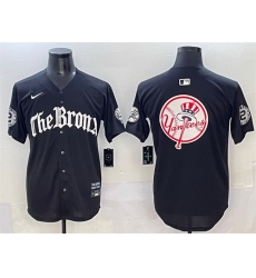 Men New York Yankees Team Big Logo Black  27Gothic Legacy Edition 27 Vapor Premier Limited Stitched Baseball Jersey 001