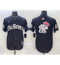 Men New York Yankees Team Big Logo Black  27Gothic Legacy Edition 27 Vapor Premier Limited Stitched Baseball Jersey 005