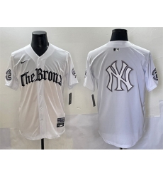 Men New York Yankees Team Big Logo White  27Gothic Legacy Edition 27 Vapor Premier Limited Stitched Baseball Jersey 005