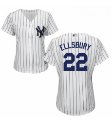 Womens Majestic New York Yankees 22 Jacoby Ellsbury Replica White Home MLB Jersey Womens Majestic New York Yankees 22 Jacoby Ellsbury Replica White Home MLB Jersey