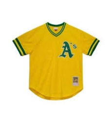 Men Oakland Athletics Blank Throwback Jersey Yellow Men Oakland Athletics Blank Throwback Jersey Yellow