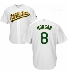 Mens Majestic Oakland Athletics 8 Joe Morgan Replica White Home Cool Base MLB Jersey Mens Majestic Oakland Athletics 8 Joe Morgan Replica White Home Cool Base MLB Jersey