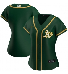 Oakland Athletics Nike Women Alternate 2020 MLB Team Jersey Green Oakland Athletics Nike Women Alternate 2020 MLB Team Jersey Green