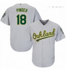 Youth Majestic Oakland Athletics 18 Chad Pinder Authentic Grey Road Cool Base MLB Jersey Youth Majestic Oakland Athletics 18 Chad Pinder Authentic Grey Road Cool Base MLB Jersey