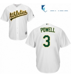 Youth Majestic Oakland Athletics 3 Boog Powell Authentic White Home Cool Base MLB Jersey Youth Majestic Oakland Athletics 3 Boog Powell Authentic White Home Cool Base MLB Jersey