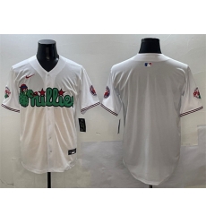 Men Philadelphia Phillies Blank White Phanatic Limited Stitched Jersey 1