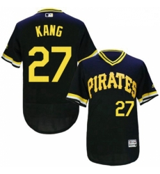 Mens Majestic Pittsburgh Pirates 27 Jung ho Kang Black Flexbase Authentic Collection Cooperstown MLB Jersey Mens Majestic Pittsburgh Pirates 27 Jung ho Kang Black Flexbase Authentic Collection Cooperstown MLB Jersey