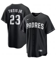 Men Nike Fernando Tatis Jr. Black San Diego Padres Stitched Cool Base Jersey