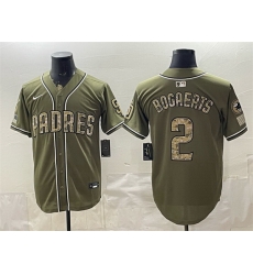 Men San Diego Padres 2 Xander Bogaerts Olive 2026 Armed Forces Day Stitched Baseball Jersey Men San Diego Padres 2 Xander Bogaerts Olive 2026 Armed Forces Day Stitched Baseball Jersey