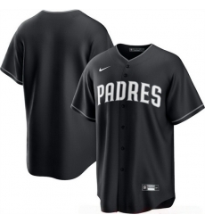 Men San Diego Padres Blank Black Lights Out Limited Stitched Baseball Jersey