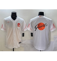 Men San Francisco Giants Team Big Logo White City Connect Cool Base Stitched Baseball Jersey