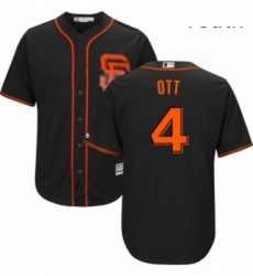 Youth Majestic San Francisco Giants 4 Mel Ott Authentic Black Alternate Cool Base MLB Jersey Youth Majestic San Francisco Giants 4 Mel Ott Authentic Black Alternate Cool Base MLB Jersey