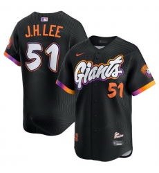 Youth San Francisco Giants ACTIVE PLAYER Custom Anthracite 2025 City Connect Limited Stitched Baseball Jersey
