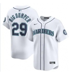 Men's Seattle Mariners Cal Raleigh Nike Big DUMPER White Cool Base Stitched MLB Jersey