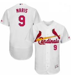 Mens Majestic St Louis Cardinals 9 Roger Maris White Home Flex Base Authentic Collection MLB Jersey Mens Majestic St Louis Cardinals 9 Roger Maris White Home Flex Base Authentic Collection MLB Jersey